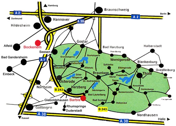 Anfahrt Tierfriedhof Bockenem-Volkersheim